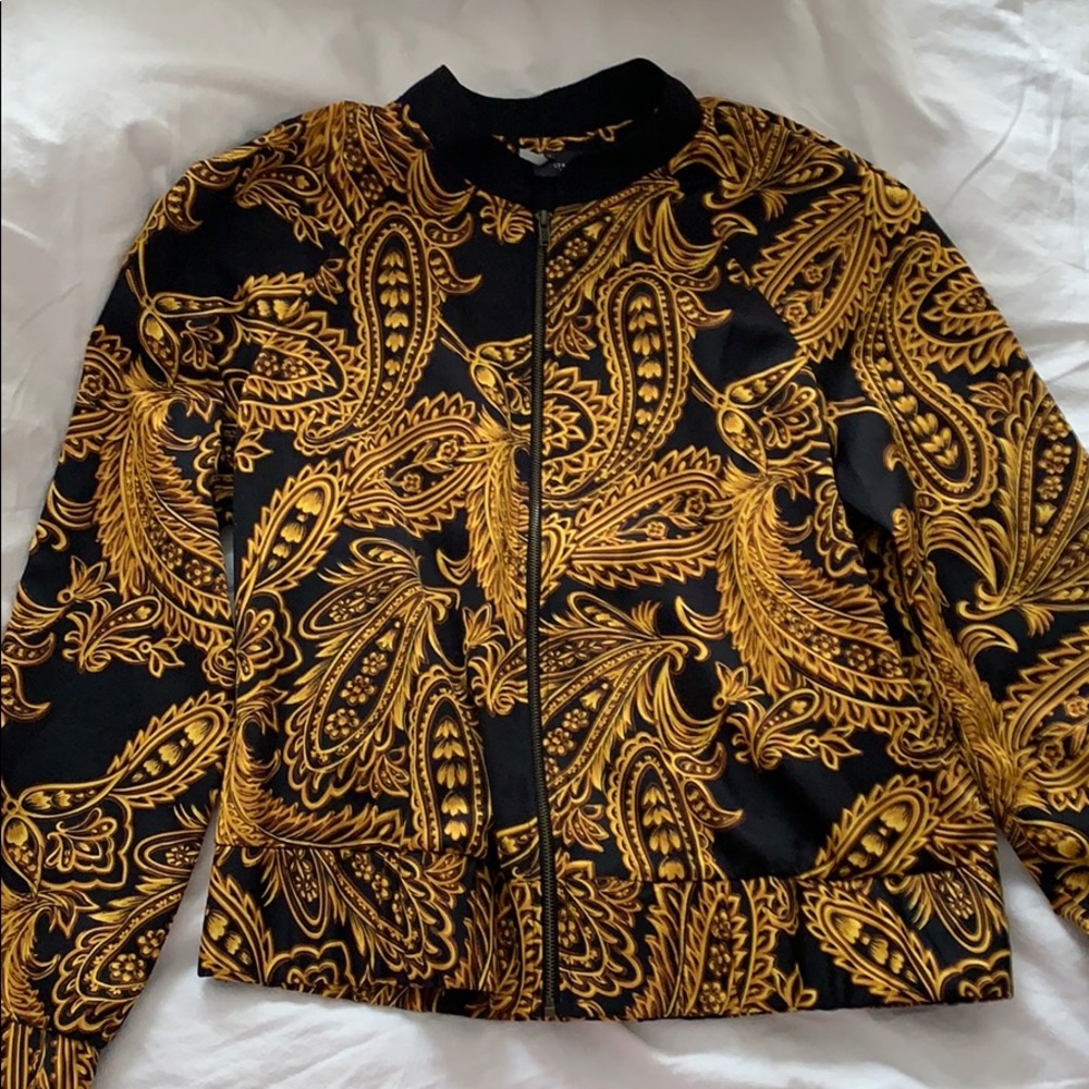 Urban Outfitters Sparkle & Fade Print Jacket
